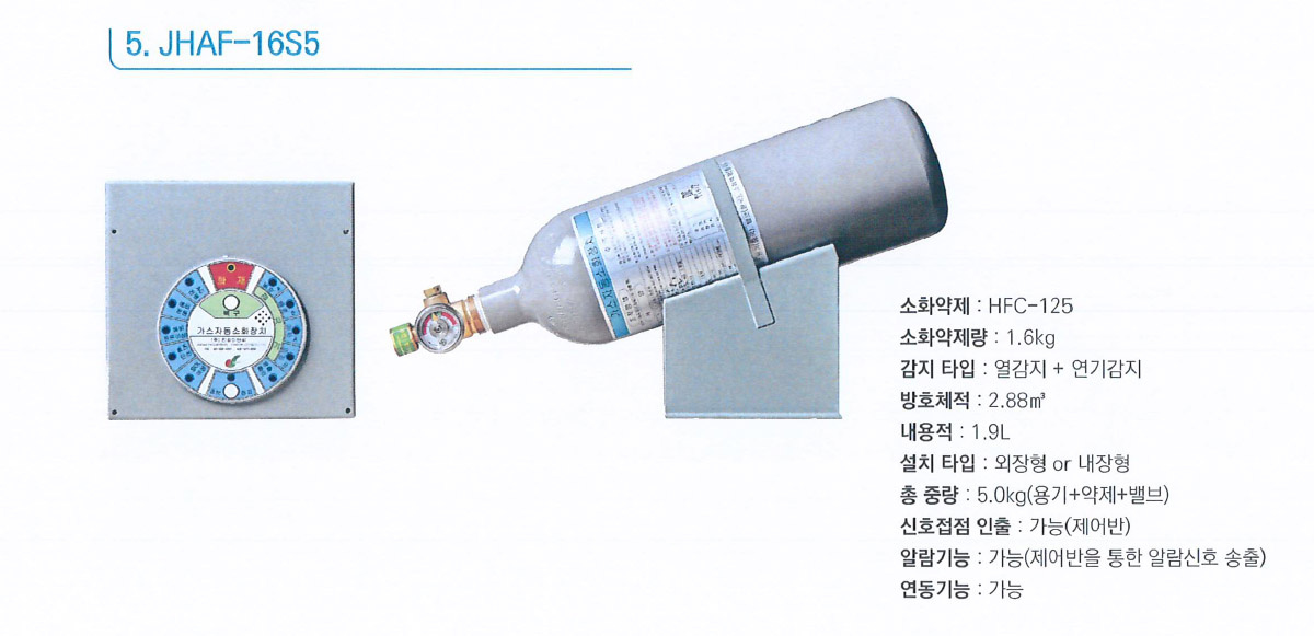 가스자동소화장치