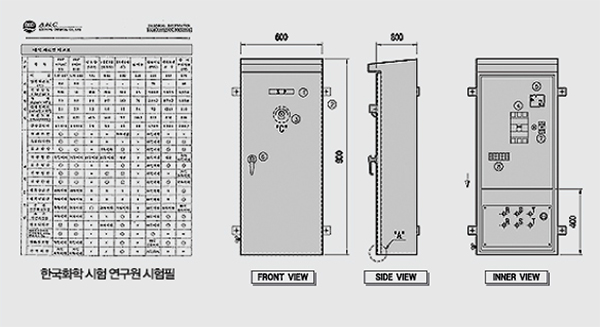 F.R.P  기타 분전반 Drawing