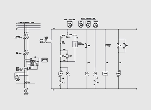 MCC Panel Drawing